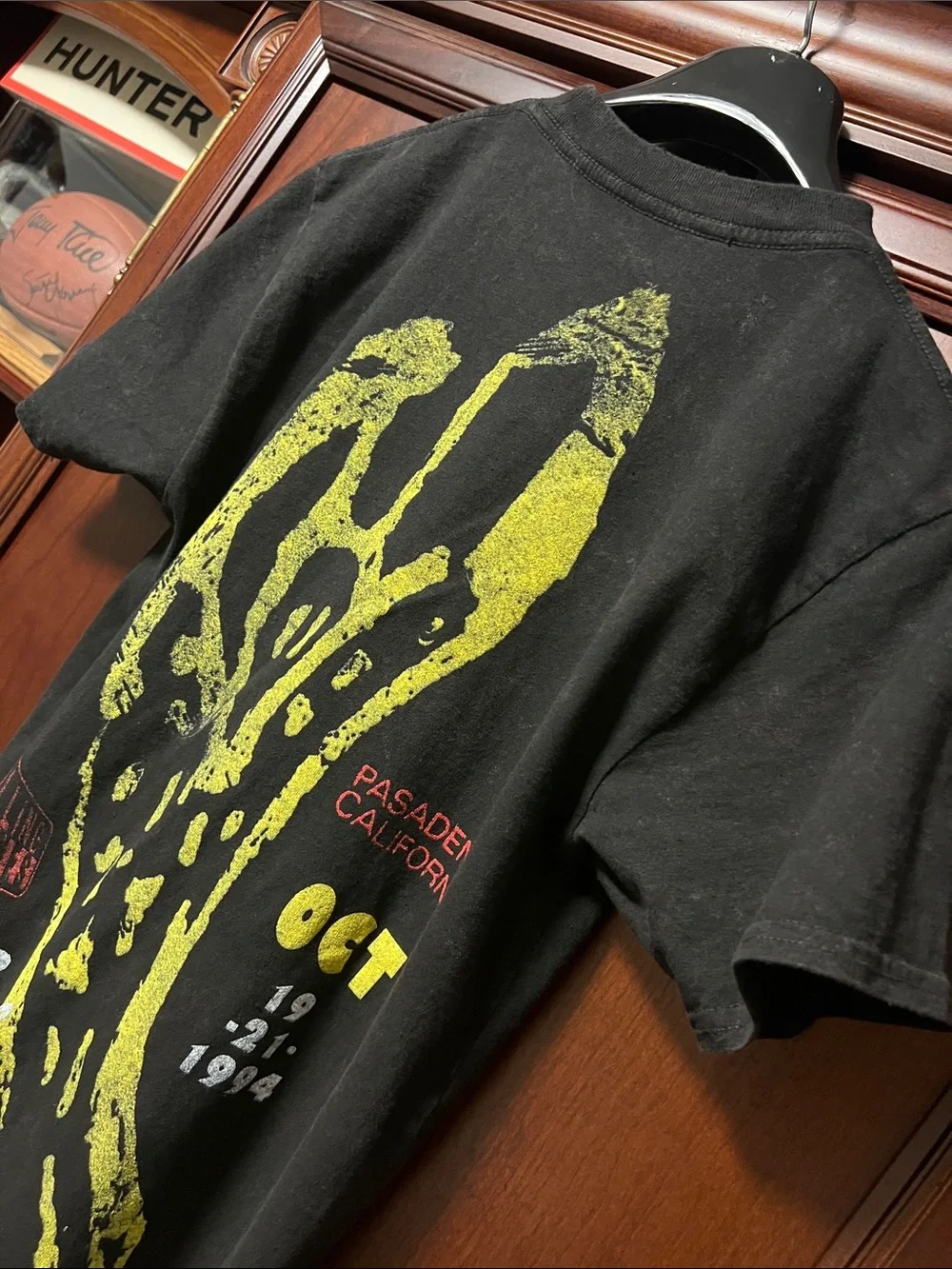 Brand New Rolling Stones Black T-Shirt with Red spiked Tongue & Yellow Graphics!